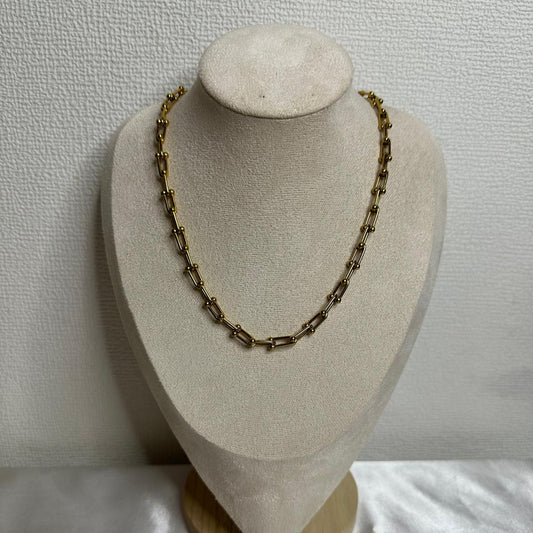 Collana ferro di cavallo a forma di U semplice in acciaio inossidabile