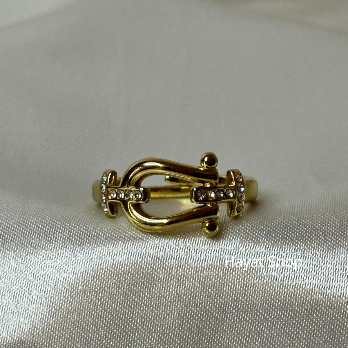 Anello in acciaio inossidabile con Design geometrico regolabile