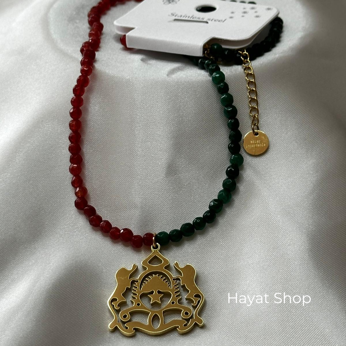 Collana Regno del Marocco in acciaio inossidabile