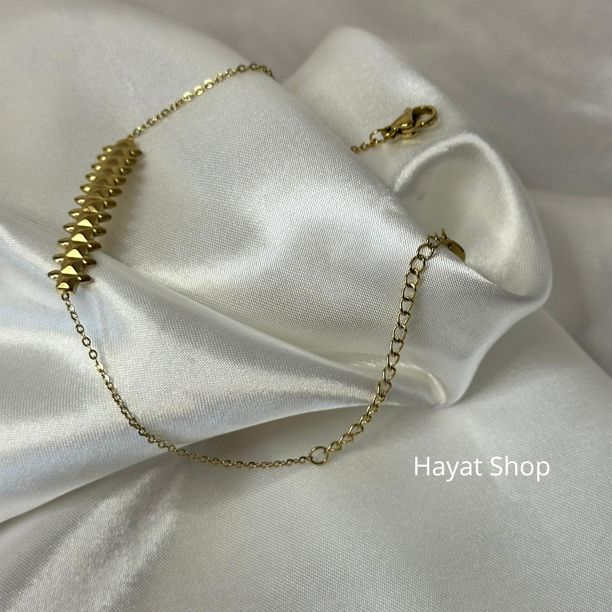Bracciale con rivetto in acciaio inossidabile