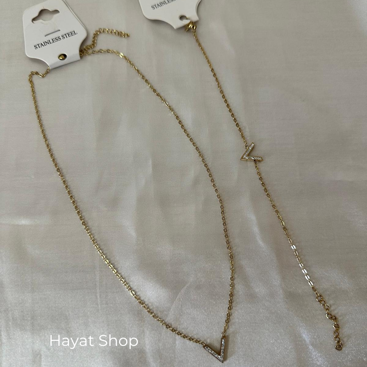 Set collana e bracciale in acciaio inossidabile