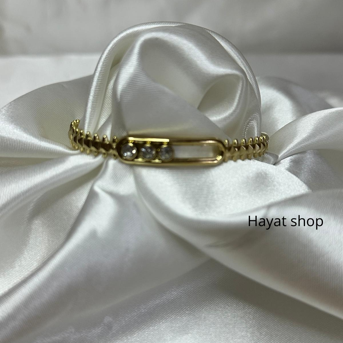 Braccialetti con 3 perline in acciaio inossidabile
