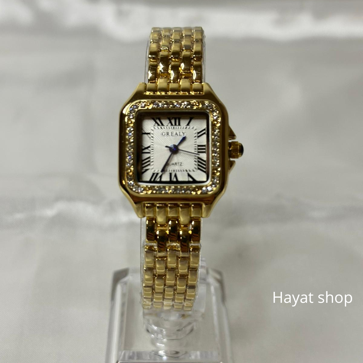 Orologio con brillantini in acciaio inossidabile
