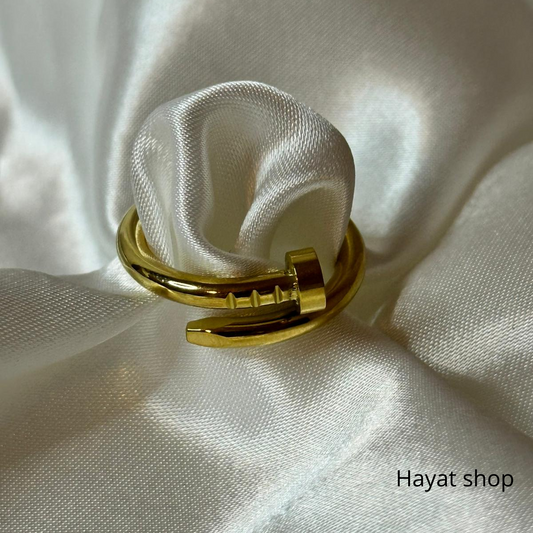 Anello chiodo Nail Ring in acciaio inossidabile
