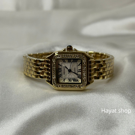 Orologio con brillantini in acciaio inossidabile