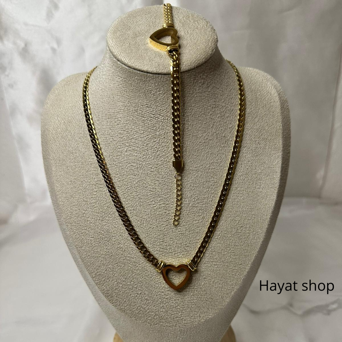 Collana francese con cuore d amore in acciaio inossidabile