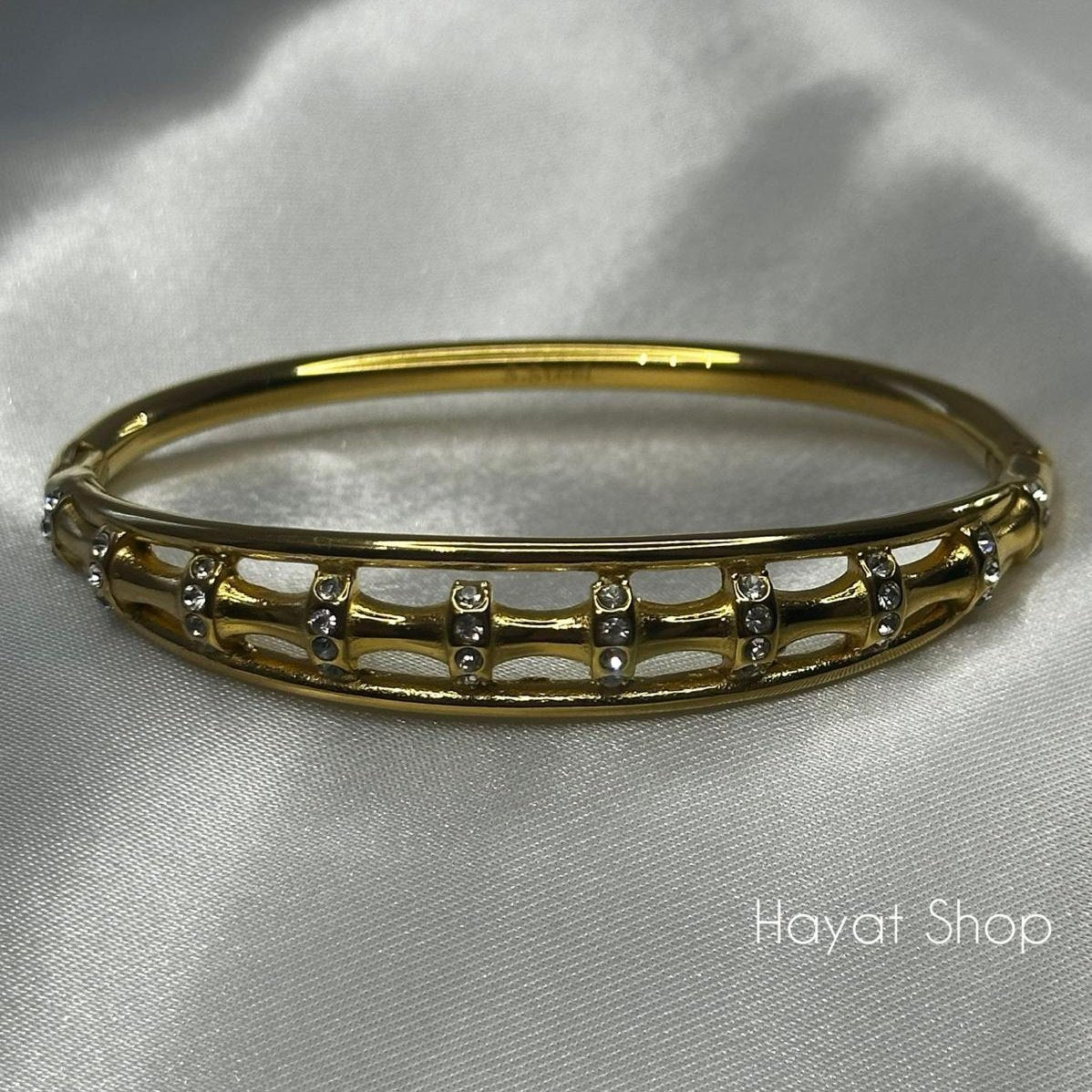 Braccialetto elegante (d 6 cm ) in acciaio inossidabile