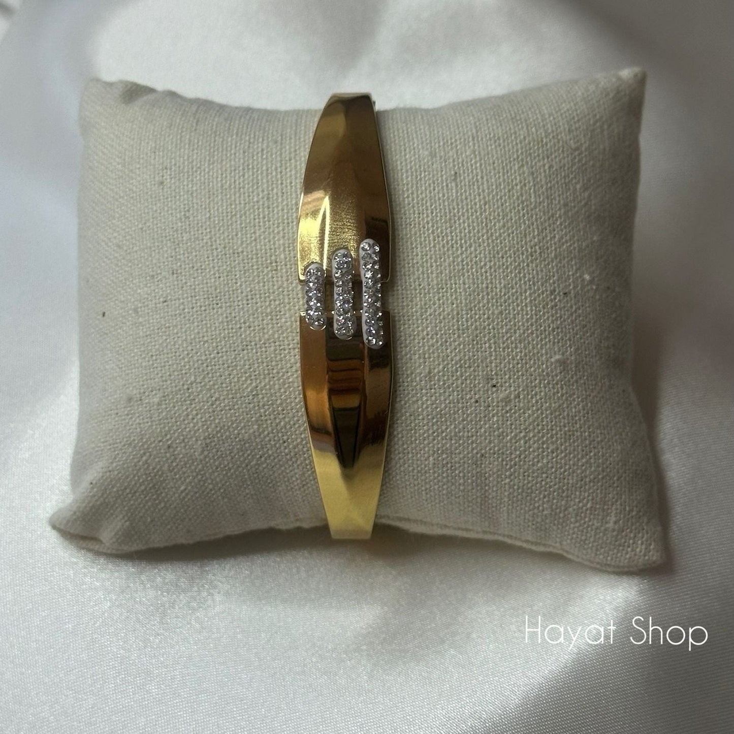 Braccialetto classico (d 6 cm) in acciaio inossidabile