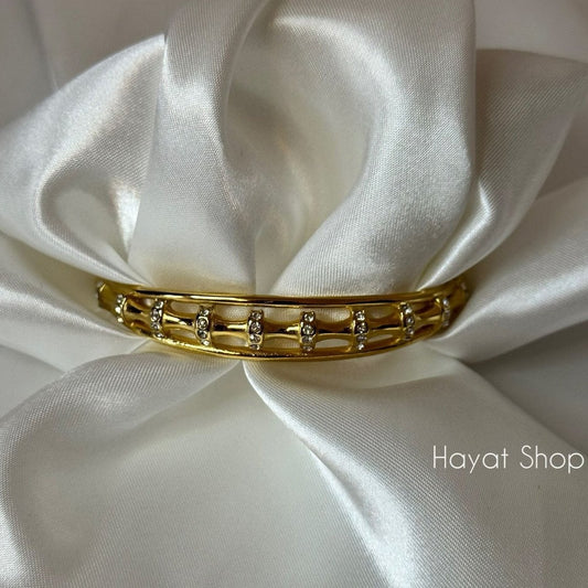 Braccialetto elegante (d 6 cm ) in acciaio inossidabile