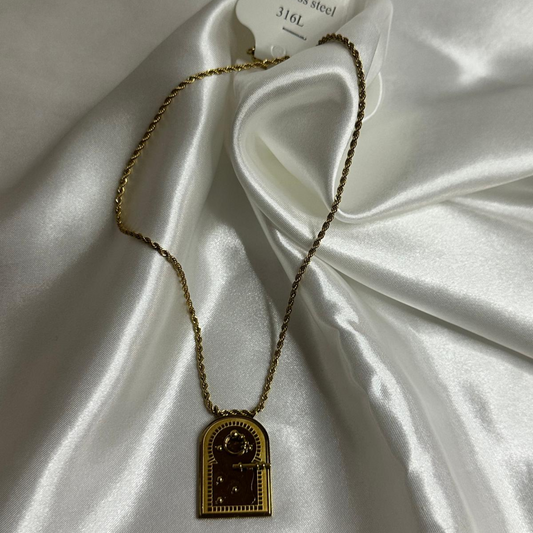 Collana bab mansor senza perline in acciaio inossidabile