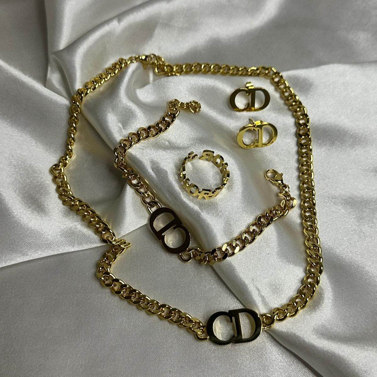 Set gioielli in acciaio inossidabile