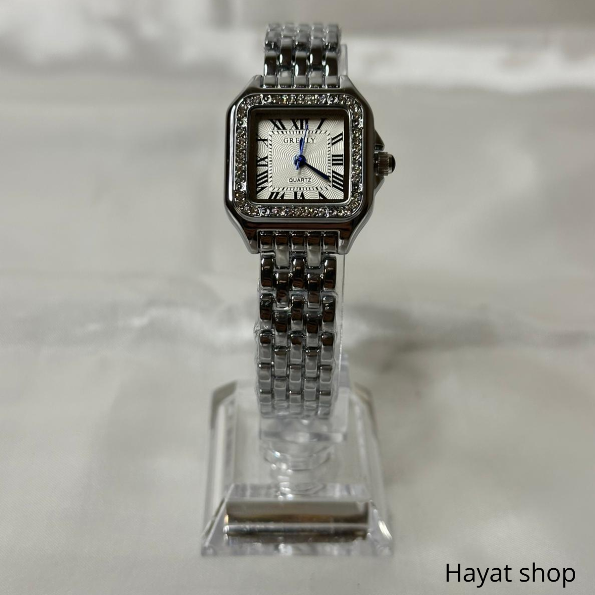 Orologio con brillantini in acciaio inossidabile