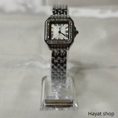 Orologio con brillantini in acciaio inossidabile