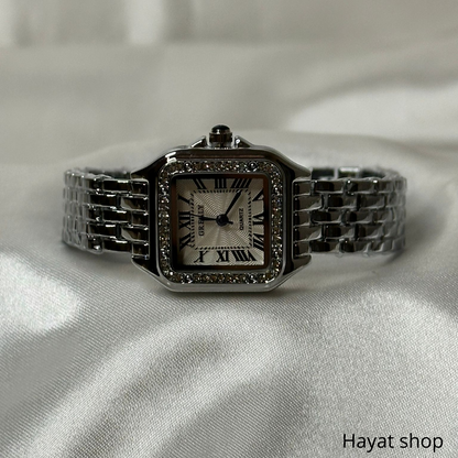Orologio con brillantini in acciaio inossidabile