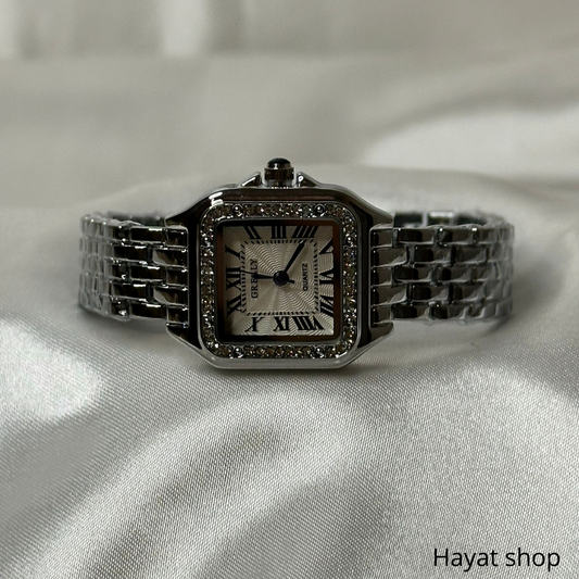 Orologio con brillantini in acciaio inossidabile