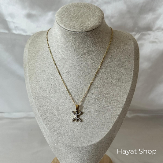 Collana Amazigh in acciaio inossidabile