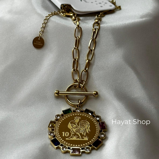 Collana elegante in acciaio inossidabile