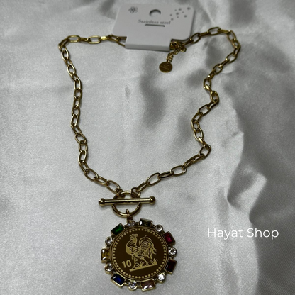 Collana elegante in acciaio inossidabile