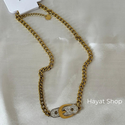 Collana elegante in acciaio inossidabile