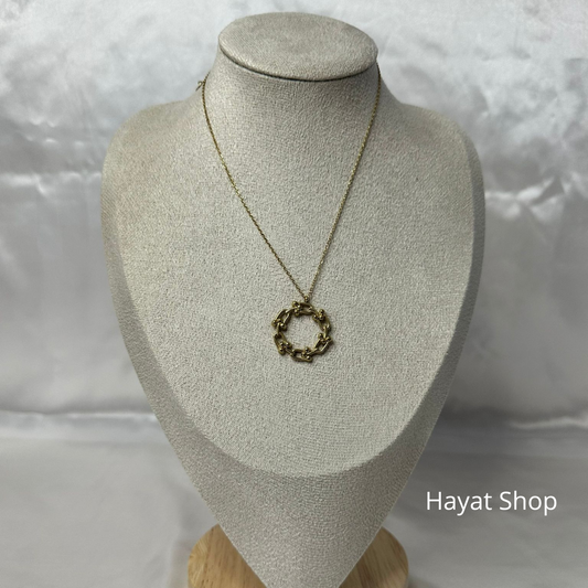 Collana a forma di U in acciaio inossidabile