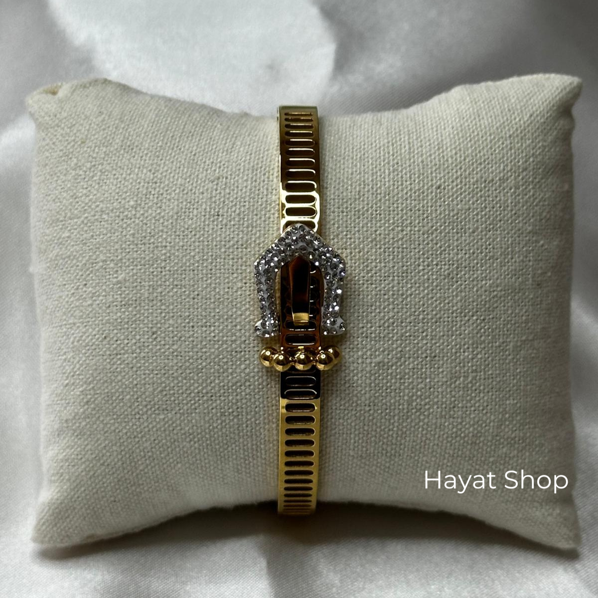 Braccialetto elegante (d 6 cm ) in acciaio inossidabile