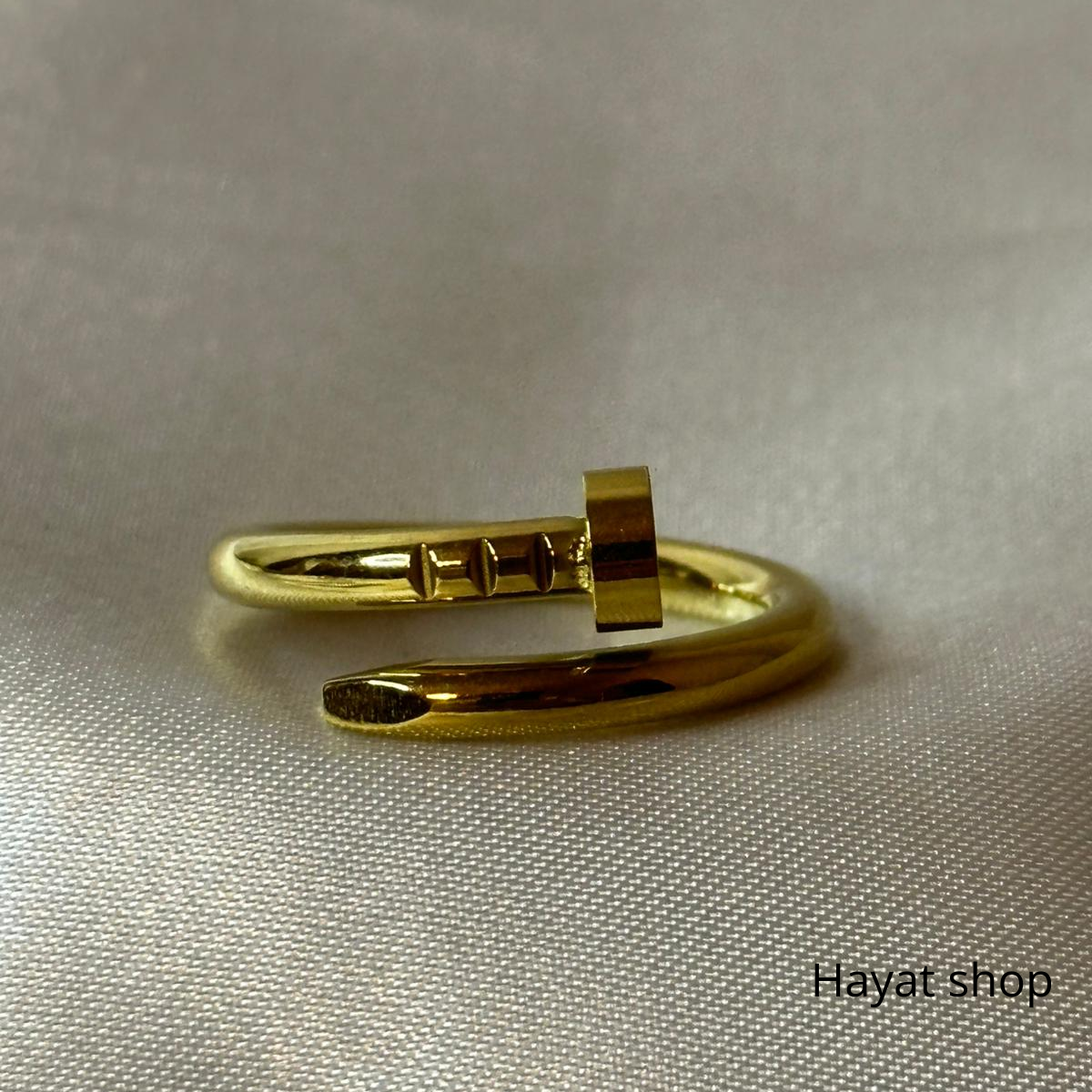 Anello chiodo Nail Ring in acciaio inossidabile