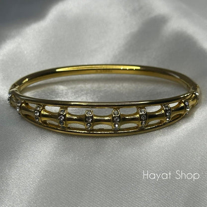 Braccialetto elegante (d 6 cm ) in acciaio inossidabile