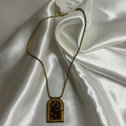 Collana bab mansor senza perline in acciaio inossidabile