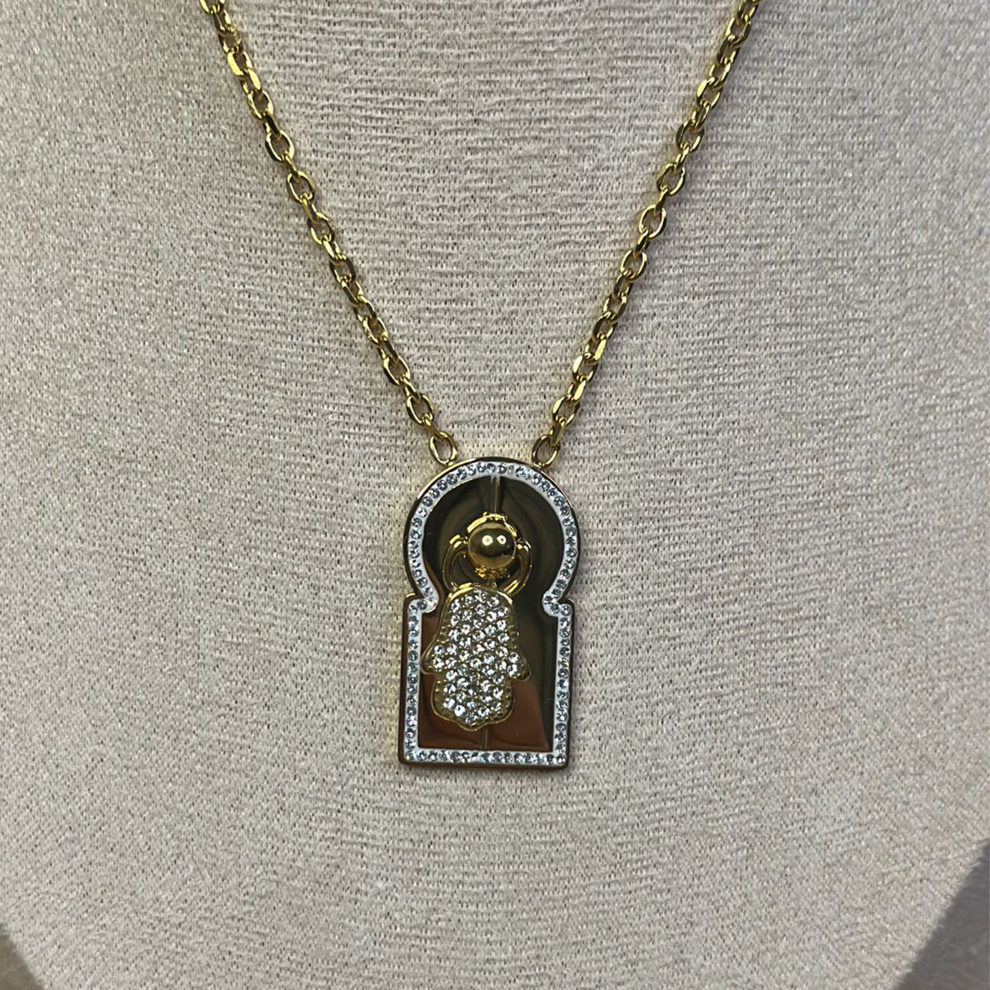 Collana orientale bab mansour in acciaio inox