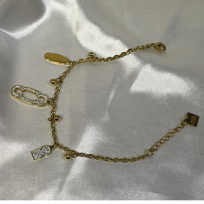 Bracciale stile bab mansour in acciaio inox