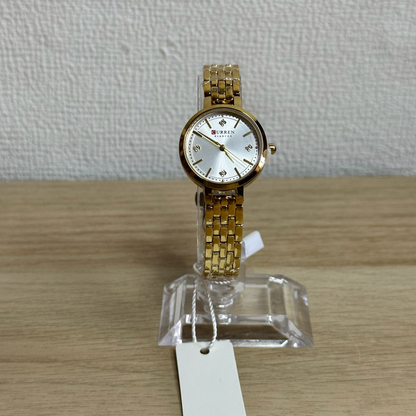 Orologio con cassa  rotonda curren in acciaio inox
