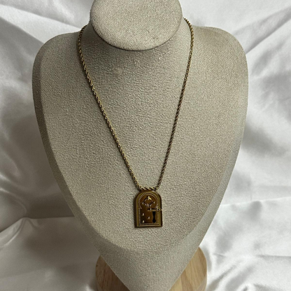 Collana bab mansor senza perline in acciaio inossidabile