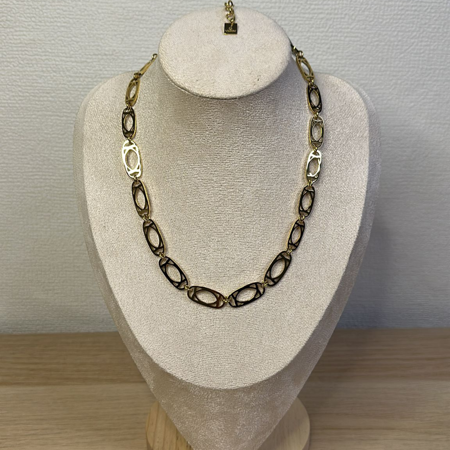 Collana orientale filigree in acciaio inox
