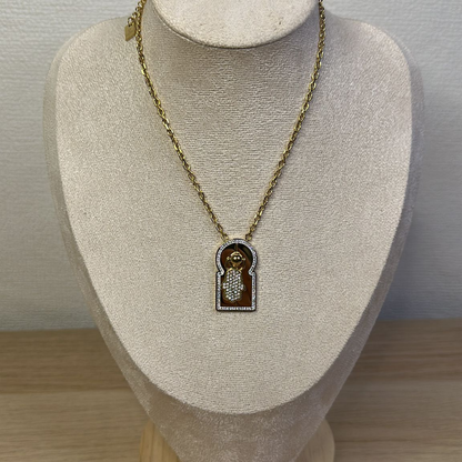 Collana orientale bab mansour in acciaio inox