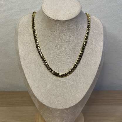 Collana a catena fine in acciaio inox