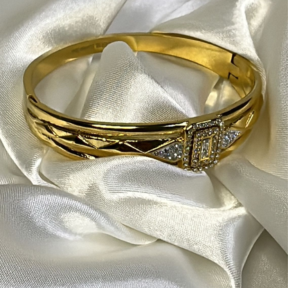 Braccialetto bamboo bon bangle in acciaio inox