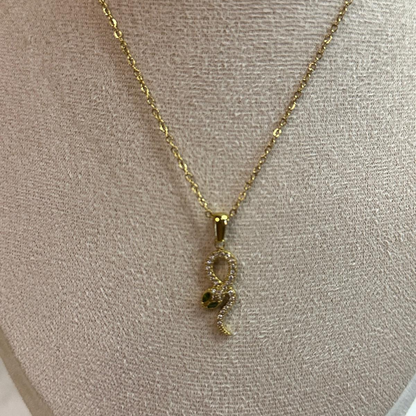 Collane con pendente a forma di serpente  in acciaio inox