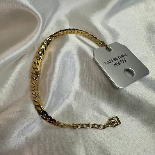 Bracciali a maglia largo in acciaio inox
