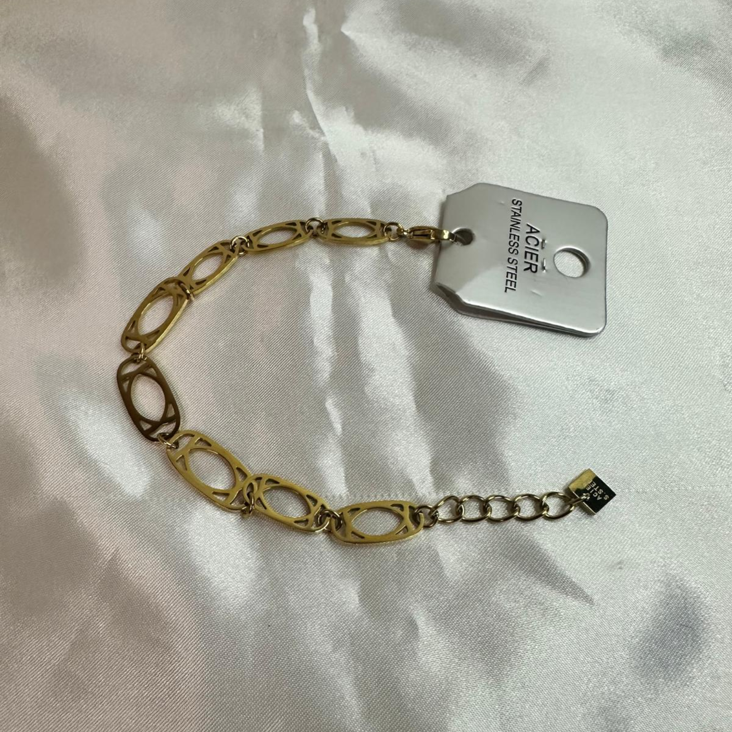 Bracciali  orientale filigree in acciaio inox