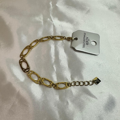 Bracciali  orientale filigree in acciaio inox