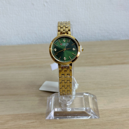 Orologio con cassa  rotonda curren in acciaio inox