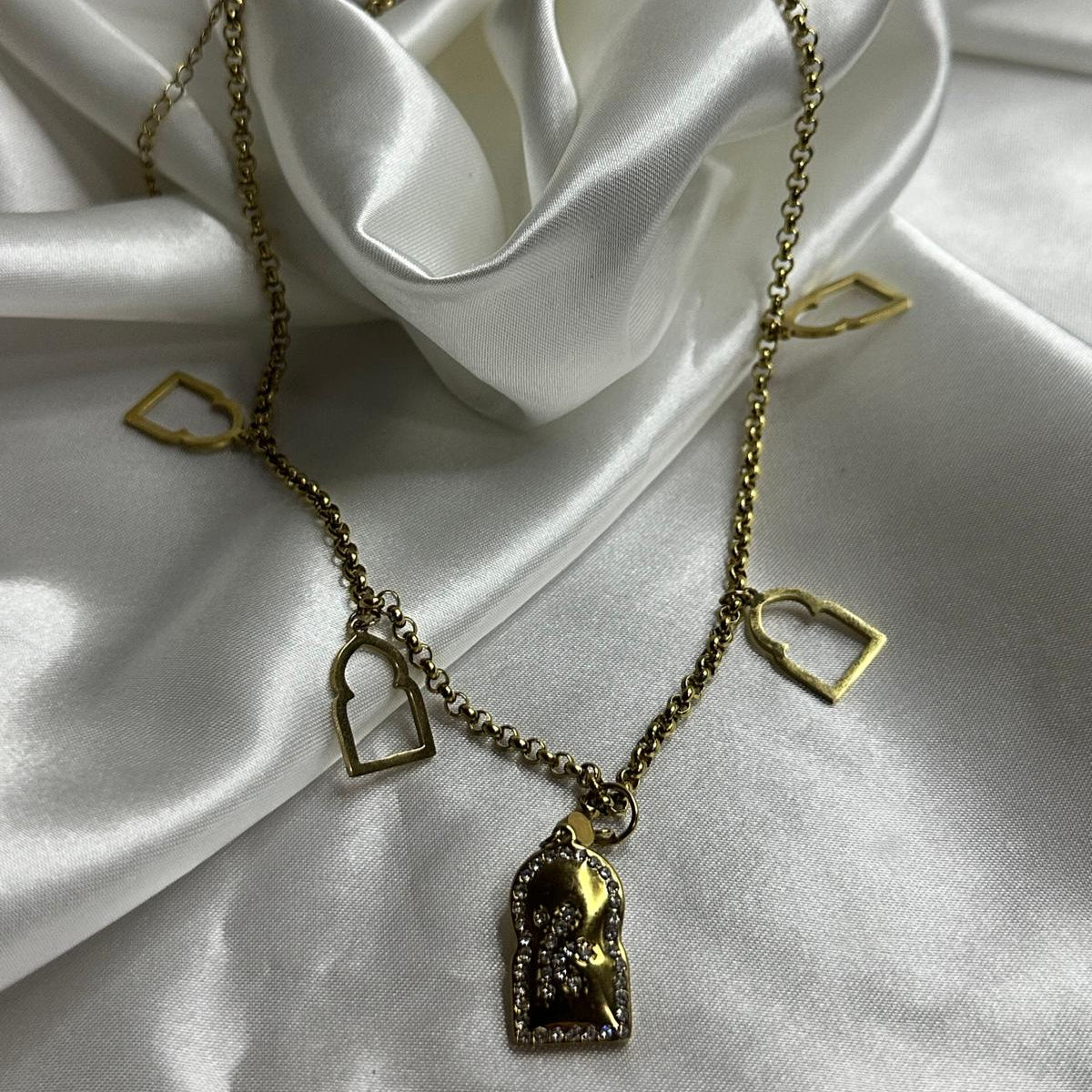 Collana Bab el Mansour in acciaio inossidabile